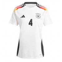 Deutschland Jonathan Tah #4 Fußballbekleidung Heimtrikot EM 2024 Kurzarm